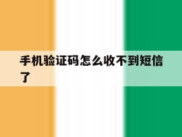 手机验证码怎么收不到短信了