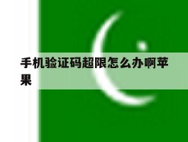 手机验证码超限怎么办啊苹果