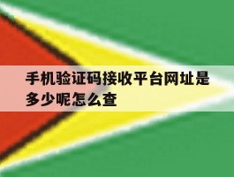 手机验证码接收平台网址是多少呢怎么查