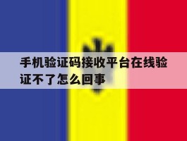 手机验证码接收平台在线验证不了怎么回事