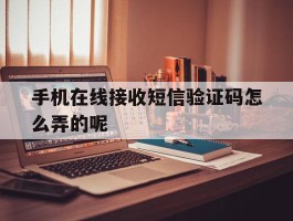 手机在线接收短信验证码怎么弄的呢