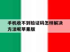 手机收不到验证码怎样解决方法呢苹果版