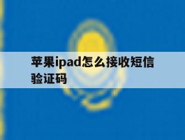 苹果ipad怎么接收短信验证码
