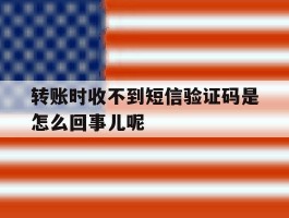 关于转账时收不到短信验证码是怎么回事儿呢的信息