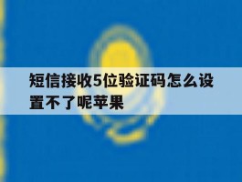 短信接收5位验证码怎么设置不了呢苹果