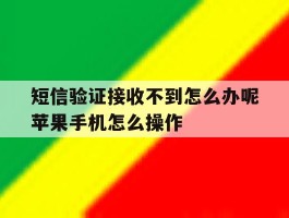 短信验证接收不到怎么办呢苹果手机怎么操作的简单介绍