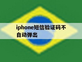 iphone短信验证码不自动弹出