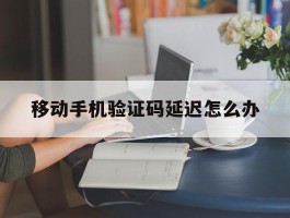 移动手机验证码延迟怎么办