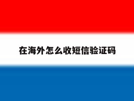 在海外怎么收短信验证码