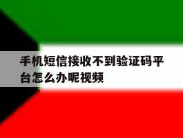 包含手机短信接收不到验证码平台怎么办呢视频的词条