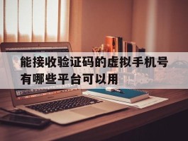 能接收验证码的虚拟手机号有哪些平台可以用